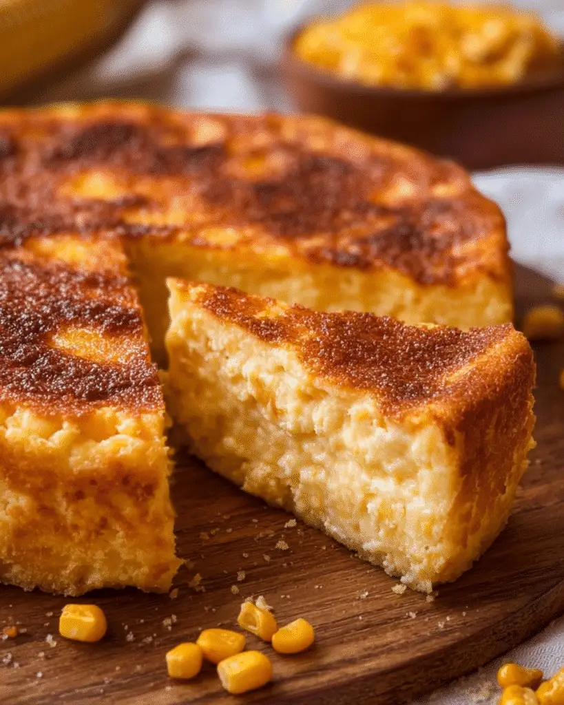 Pay de Elote con Queso Philadelphia