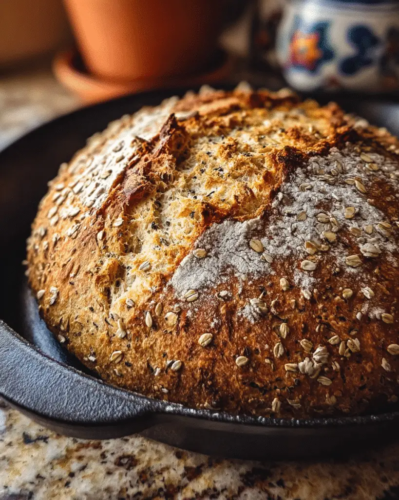 Pan de Avena y Chía en Sartén