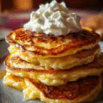 Panqueques Dulces de Elote con Queso: Sabor de Hogar en Cada Mordida