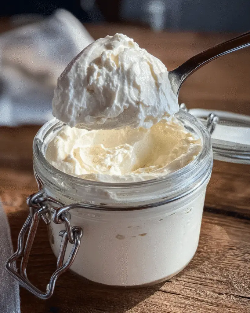 Queso Crema Casero con Leche en Polvo