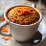 Mug Cake de Zanahoria en 3 Minutos: Tu Postre Exprés, Saludable y Reconfortante