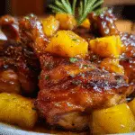 Piernas de Pollo en Salsa de Piña