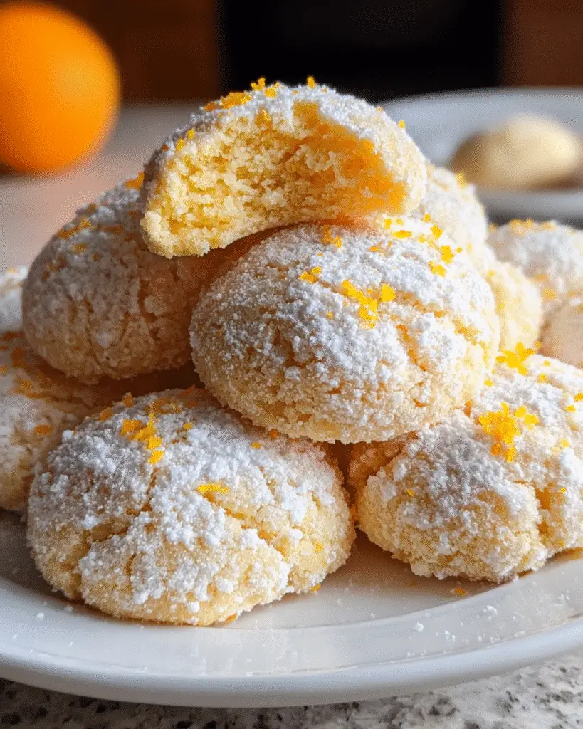 Galletitas Suaves de Naranja con Azúcar Crujiente