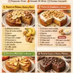 4 pasteles saludables caseros