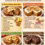 4 pasteles saludables caseros