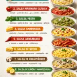 8 salsas para pasta fáciles