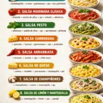 8 salsas para pasta fáciles