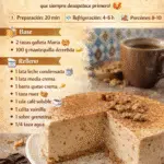 Cheesecake de nuez sabor café