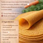 Crepas Saludables de Zanahoria