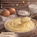 Crema pastelera en 3 minutos