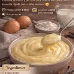 Crema pastelera en 3 minutos