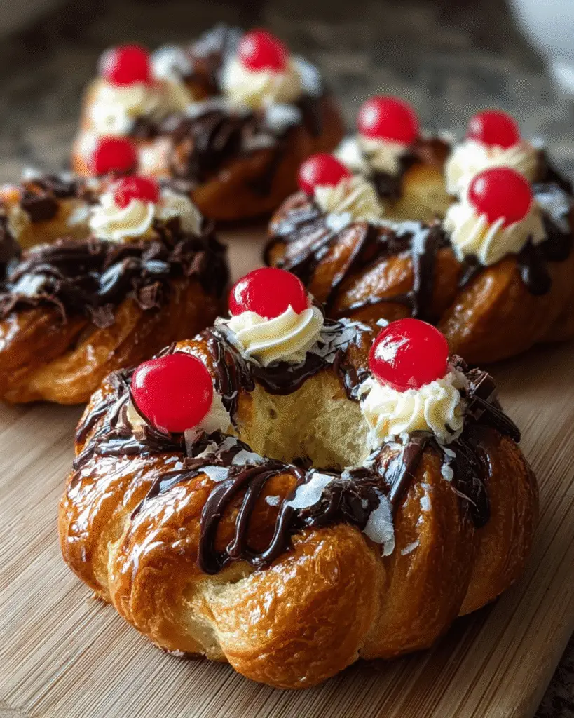 Mini Roscas de Pascua con Crema Pastelera