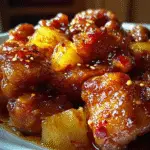 Pollo a la Piña con Toque Picante