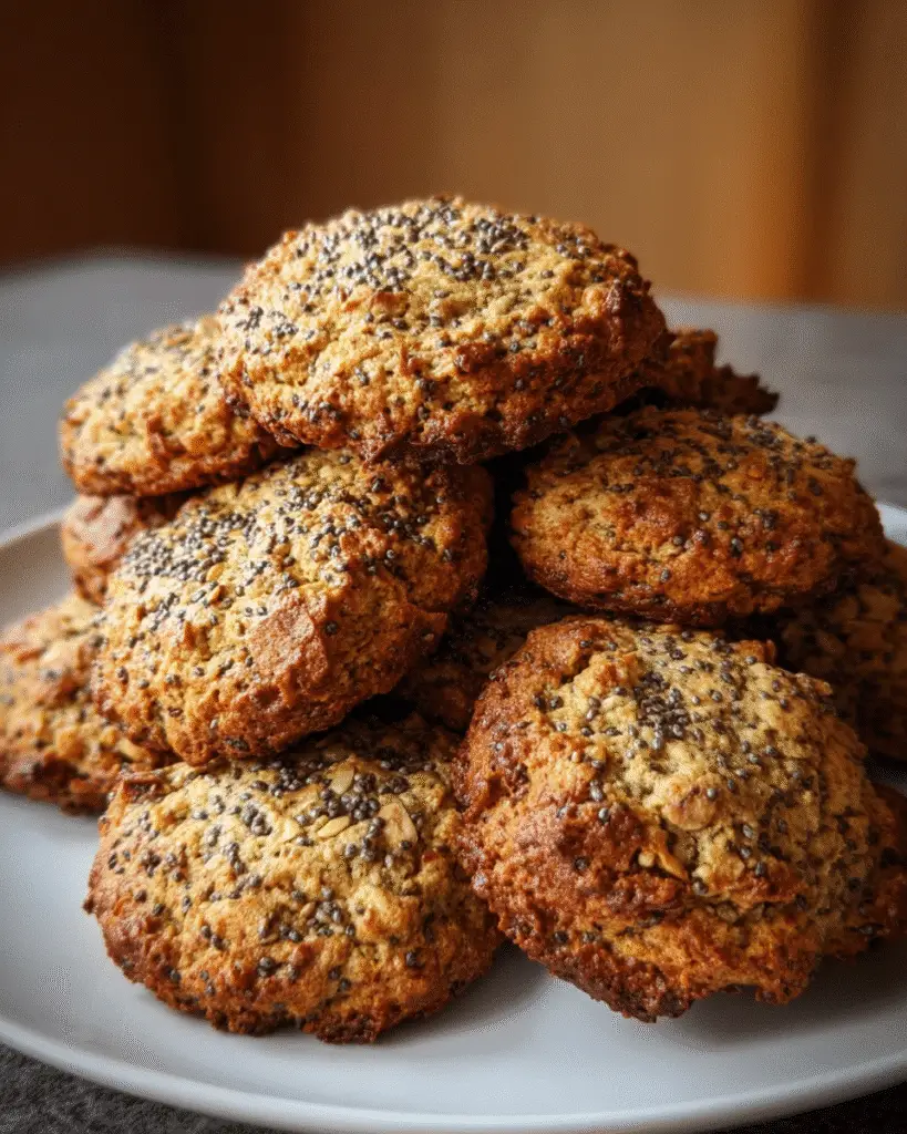 Galletitas Saludables de Plátano Almendra y Chía