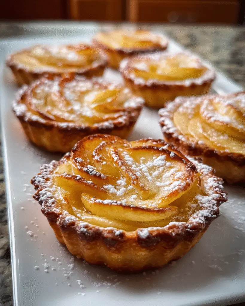Mini Tartas de Manzana Suaves y Caseras