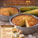 Pan de elote sin harina