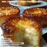 Flanecitos de elote con queso crema