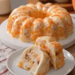 Gelatina de Durazno y Queso Crema