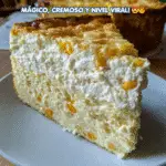 Pastel imposible de elote y queso