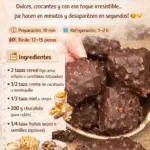 Cuadraditos de chocolate crujiente