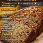 Pan de banana sin azúcar