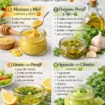 4 vinagretas caseras