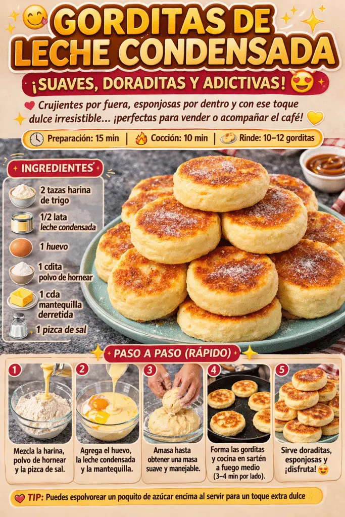 Gorditas de leche condensada
