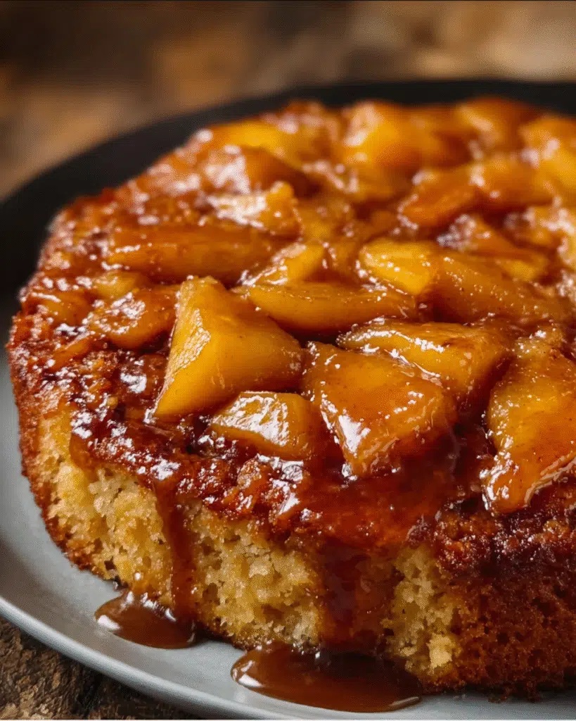 Pastel de Manzana y Avena en Sartén