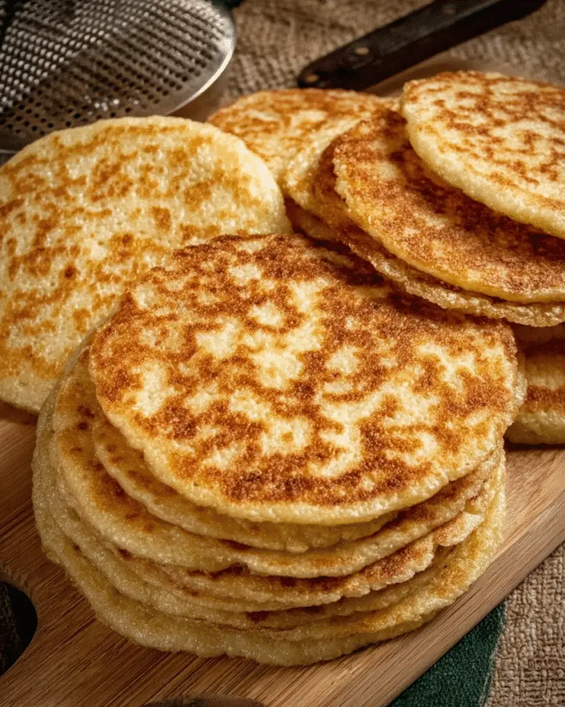 Tortillas dulces crujientes caseras