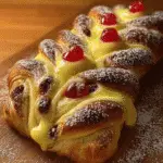 Trenzas con crema pastelera caseras