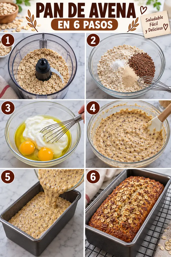Pan de avena en 5 minutos: fácil, tierno y sin harina de trigo 1 8ae8a7d5 fa51 4714 a768 4c6d5664b41a