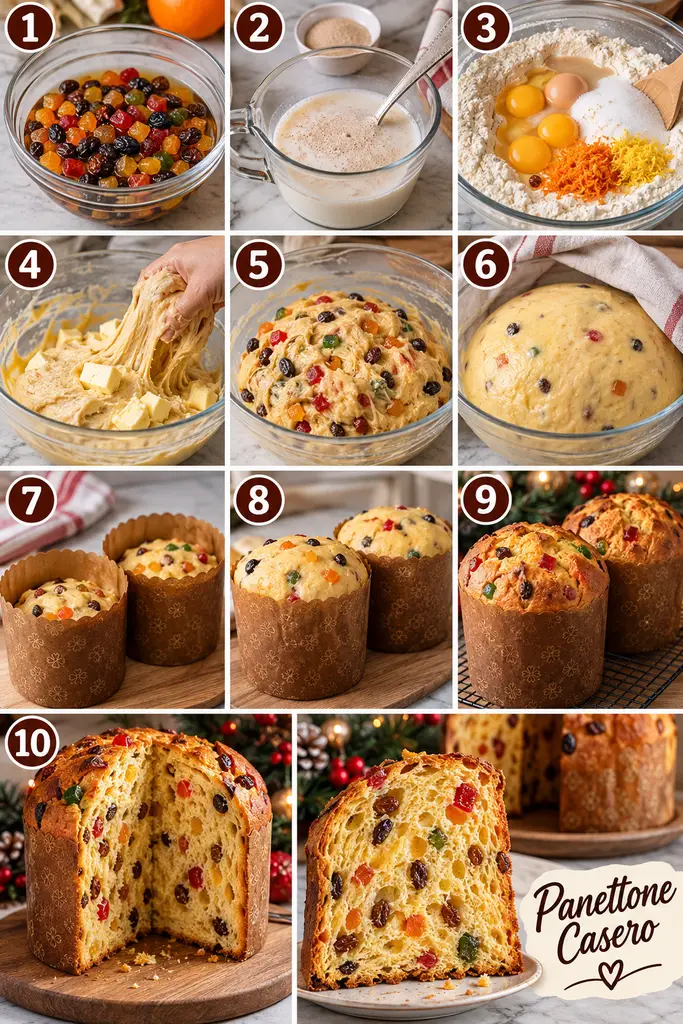 Panettone casero tradicional: esponjoso, alto y lleno de frutas 1 cfc5f77f b3cb 400a b0b7 4ad87a7b3dc3