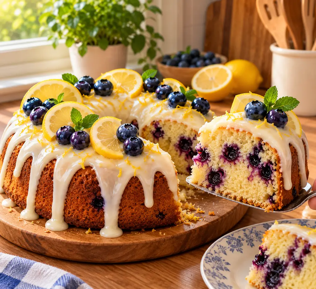 Bizcocho de limón y arándanos con cobertura cremosa: receta fácil, jugosa y deliciosa 1 ba421dfb fff9 4b21 ae92 353ec5a73e4e